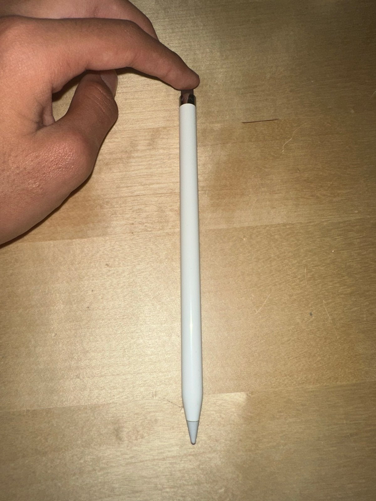 Apple Pencil 1e generatie met USB-C adapter (zonder dopje), Apple iPad, Wit, Ophalen of Verzenden, Zo goed als nieuw