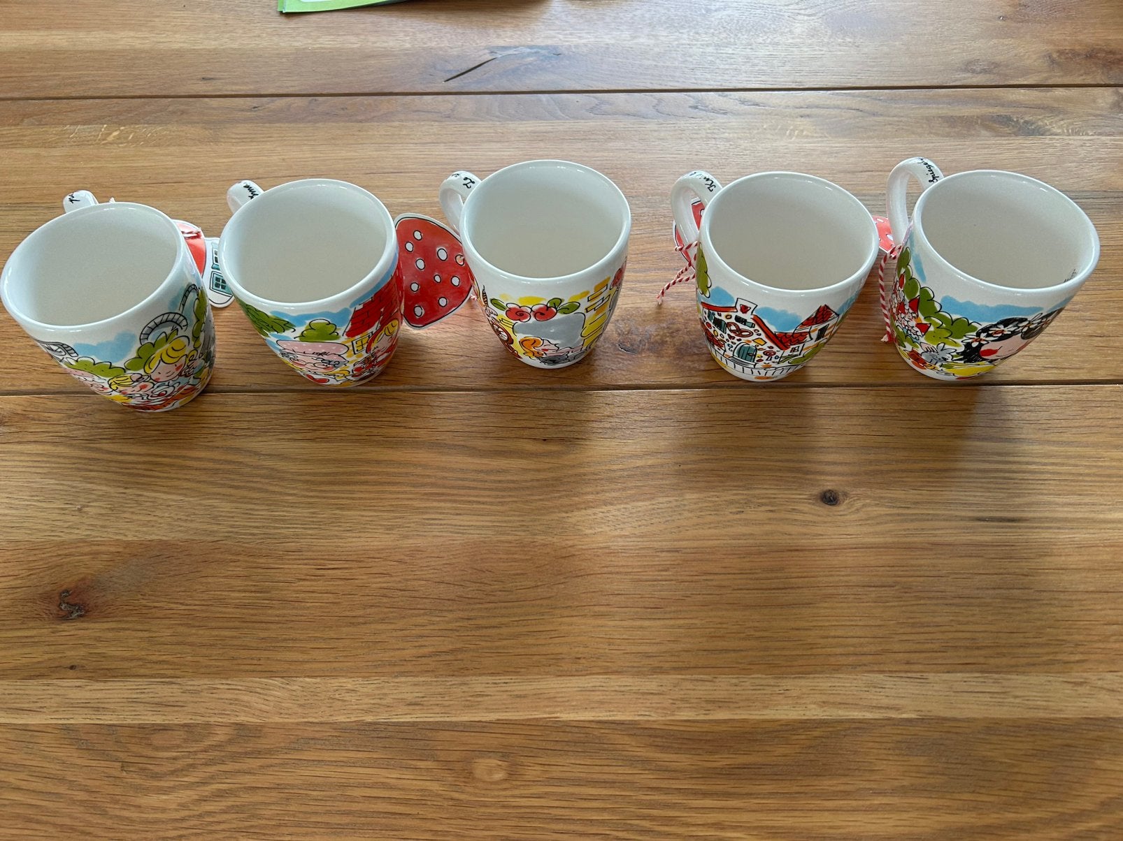 Nieuw Blond Amsterdam 5 koffiekopjes efteling, Ophalen, Nieuw, Aardewerk, Kop(pen) en/of Schotel(s)