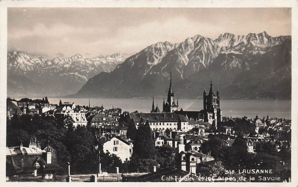 702-453-041 Lausanne, Verzamelen, Ansichtkaarten | Buitenland, Verzenden, Voor 1920, Overig Europa