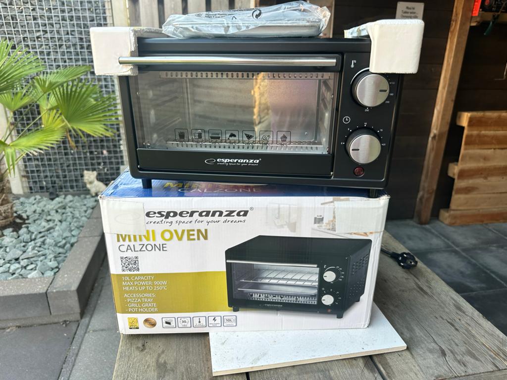 Esperanza Mini Oven Calzone 10L - Nieuw in doos, Ophalen, Minder dan 45 cm, Overige merken, Nieuw
