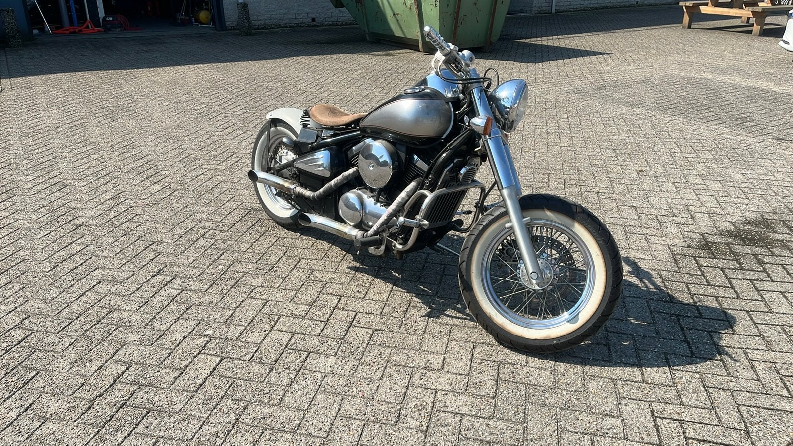 Kawasaki VN800 Bobber - Unieke Custom Motorfiets, 2 cilinders, Gebruikt, Particulier, Meer dan 35 kW