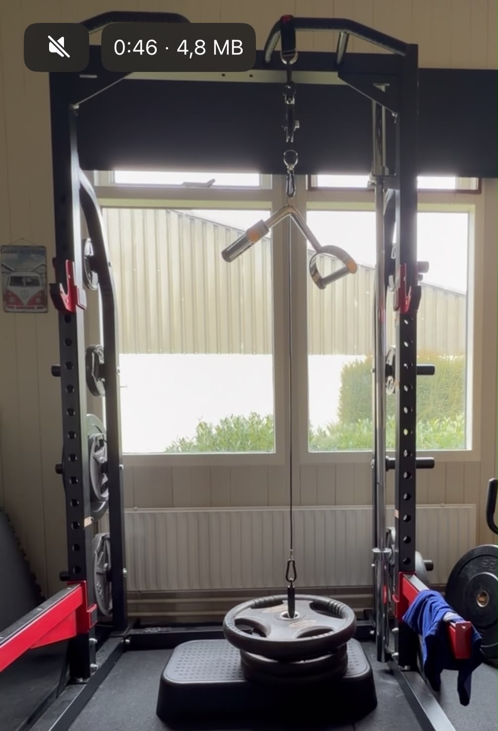 Pivot Fitness HR3250 Half Rack met Spotters & Pull-Up Bar, Ophalen, Krachtstation, Armen, Zo goed als nieuw
