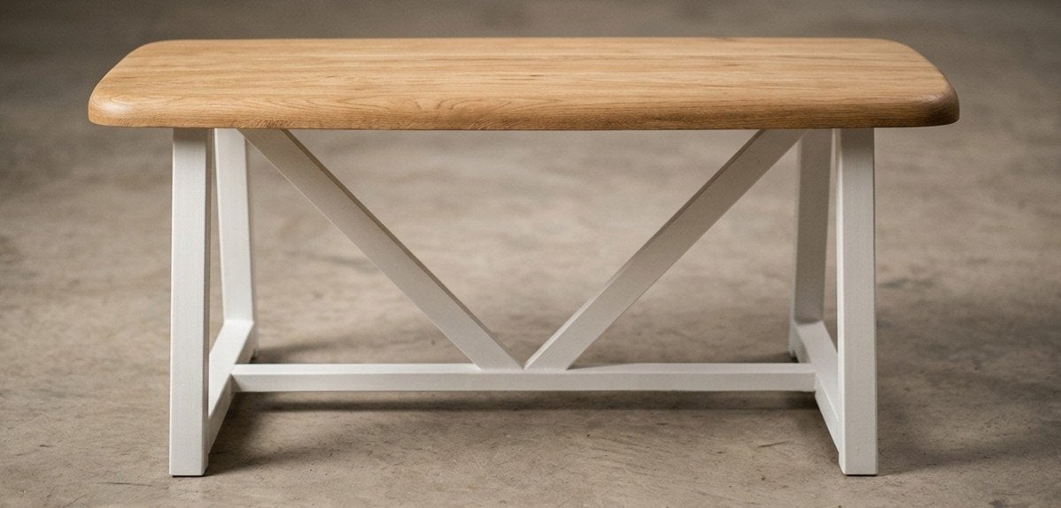 Eiken landelijke eettafel !SALE!, Huis en Inrichting, Tafels | Eettafels, Ophalen, Eikenhout, Nieuw, 50 tot 100 cm