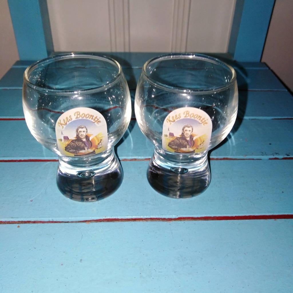 Kees Boontje borrelglaasjes 2 stuks, Ophalen, Zo goed als nieuw, Borrel- of Shotglas
