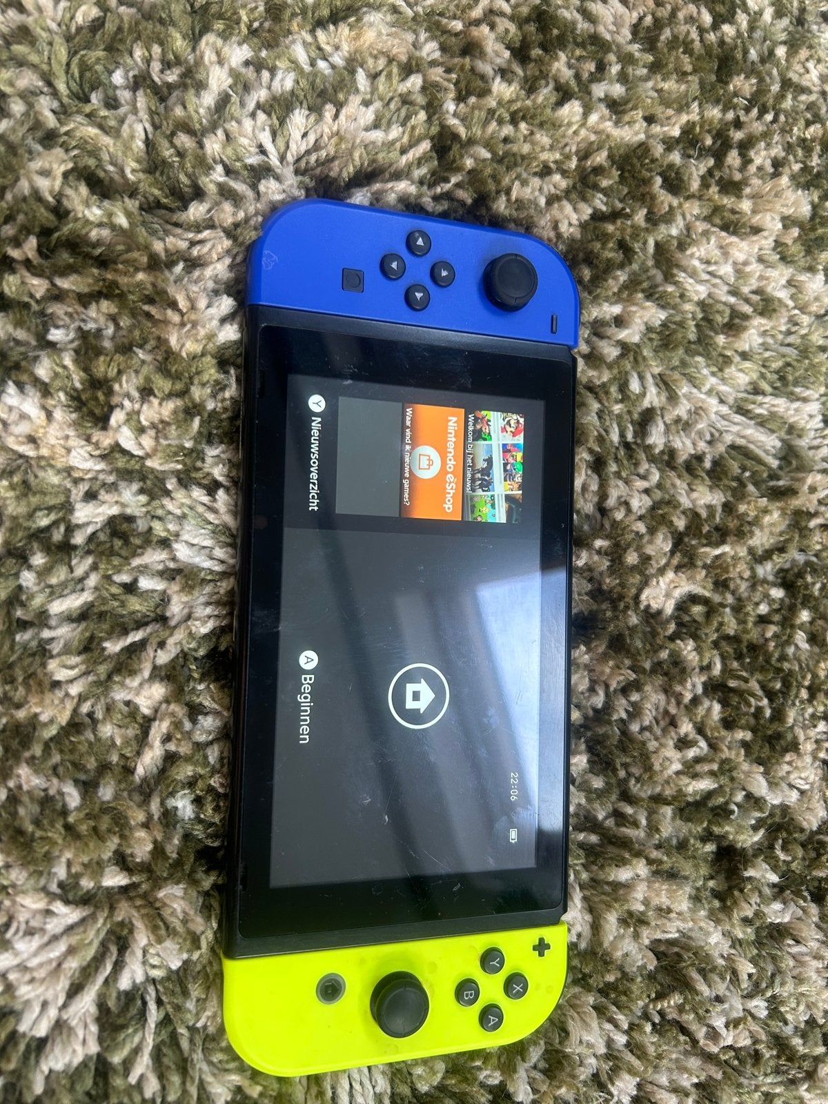 Nintendo Switch met Ring Fit Adventure en Super Mario Bros, Met 2 controllers, Ophalen of Verzenden, Switch Original, Gebruikt