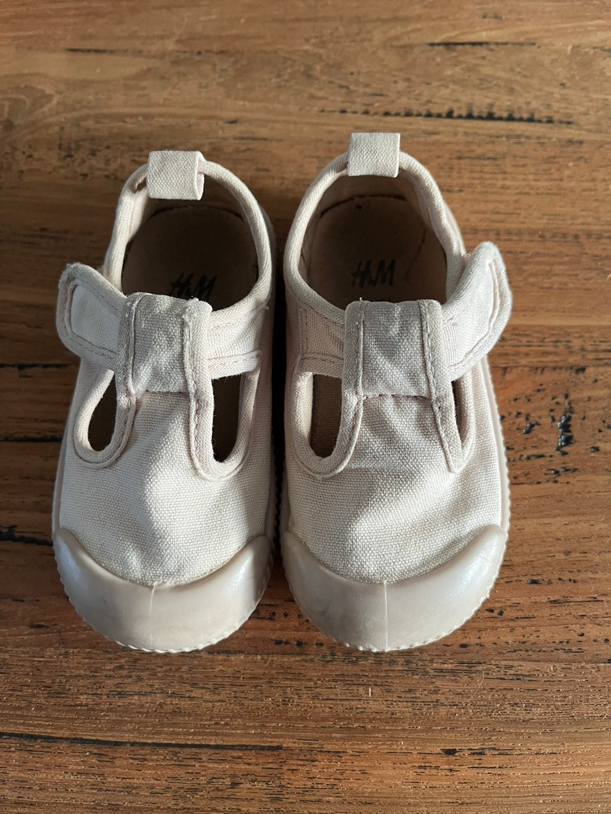 Canvas schoentjes H&M creme mt 20/21, Schoentjes, Meisje, Ophalen of Verzenden, Zo goed als nieuw