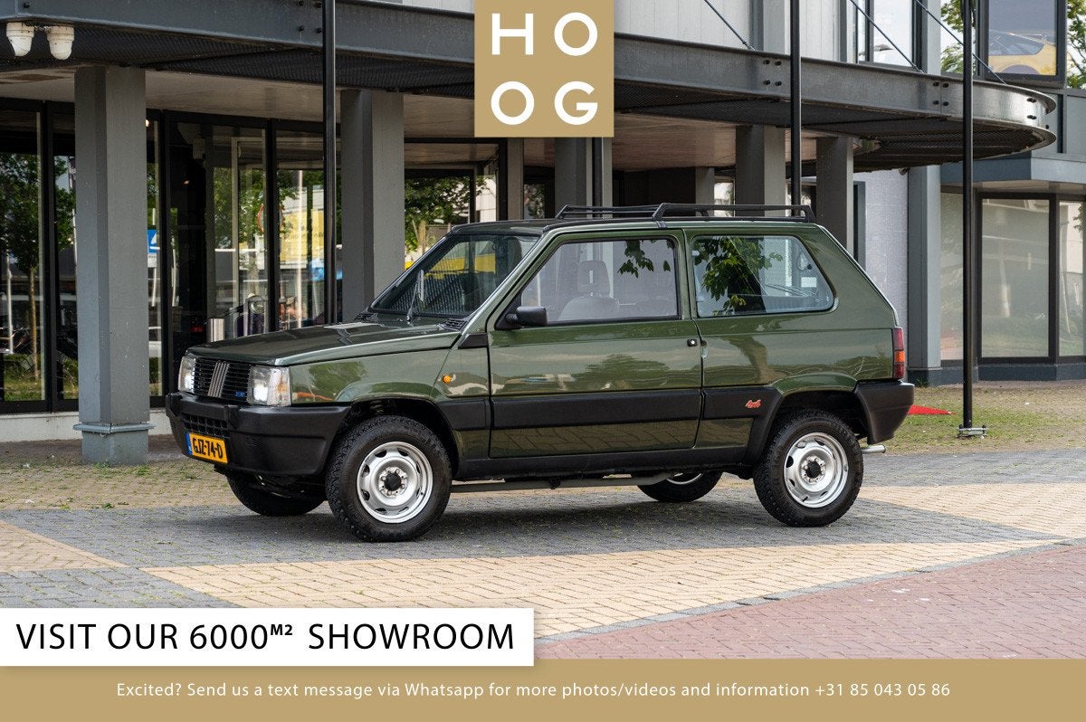 Fiat Panda 1000 I.E. KAT. 4X4 (bj 1988), Auto's, Lederen bekleding, Gebruikt, Leder, Bedrijf