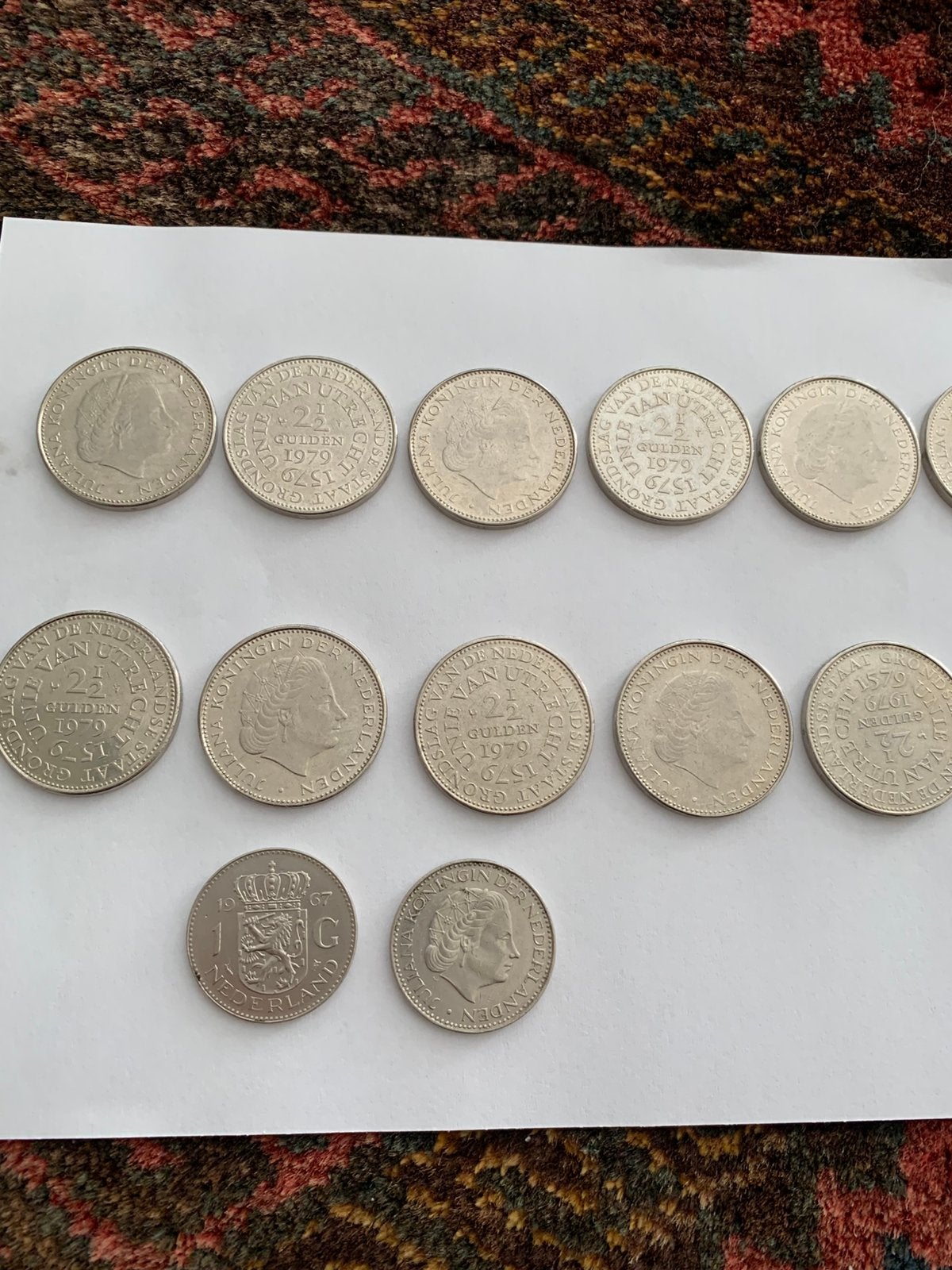 11 x unie van utrecht rijksdaalder en 2x gulden 1967 en 1968, Ophalen of Verzenden, Nederland, Munten
