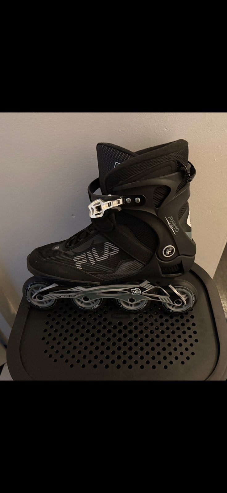 Skeelers fila maat 46 + bescherming maat M, Sport en Fitness, Skeelers, Ophalen, Zo goed als nieuw