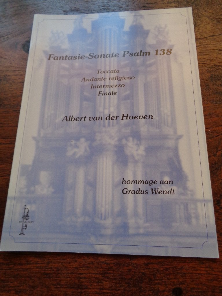 bladmuziek + cd; orgel psalm 138; Albert van der Hoeven, Orgel, Ophalen of Verzenden, Zo goed als nieuw, Religie en Gospel