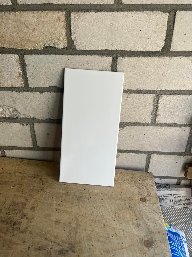 Wandtegels 15x30. Wit, Ophalen, Nieuw, Minder dan 20 cm, 10 m² of meer