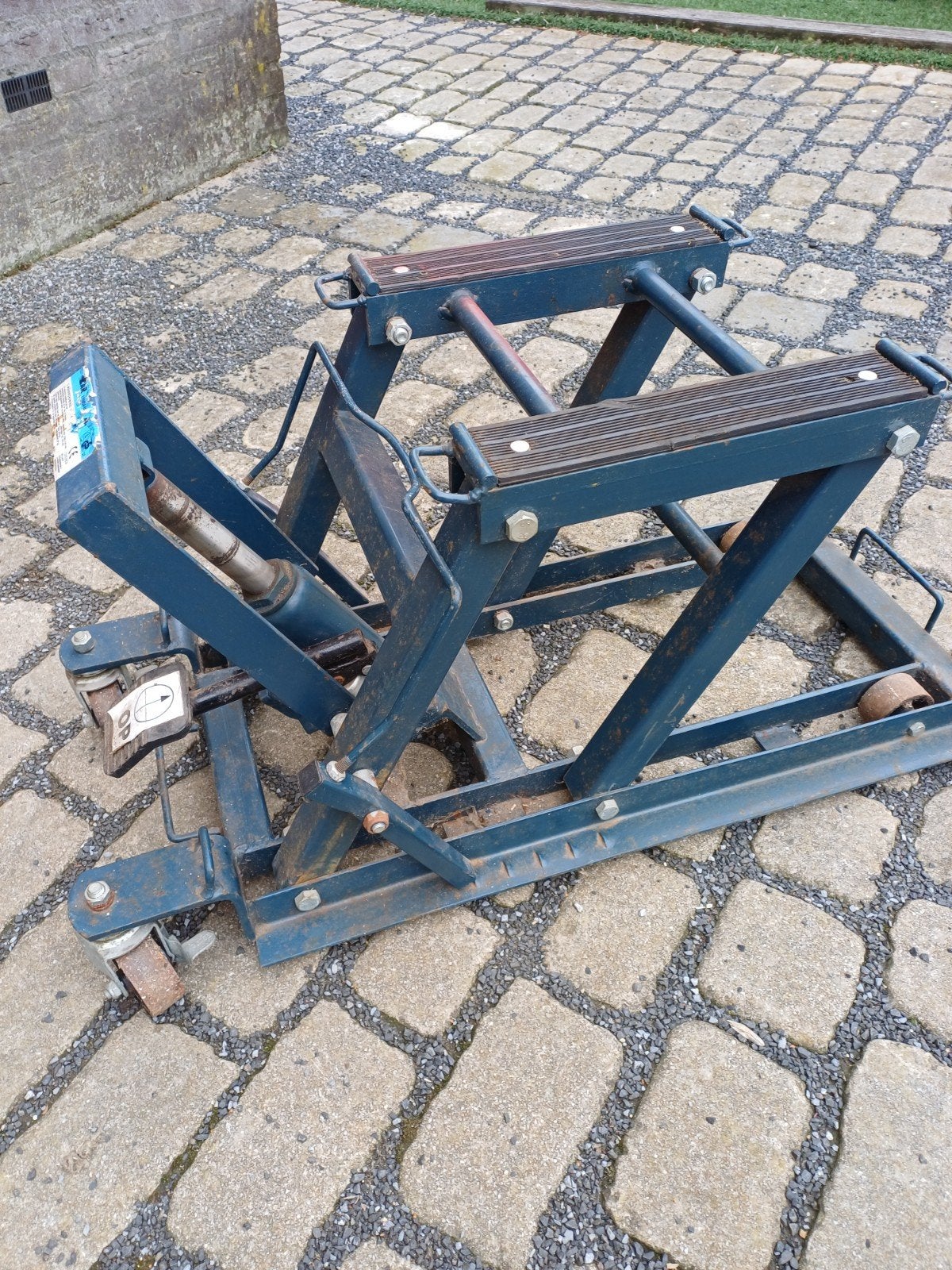 Motorkrik hefbrug voor motor. Gmbh., Ophalen, Hydraulisch, Garagekrik