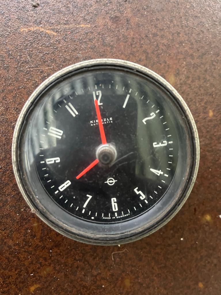 Opel oldtimer klokje Kienzle jaren 70, Auto-onderdelen, Ophalen of Verzenden, Gebruikt, Opel