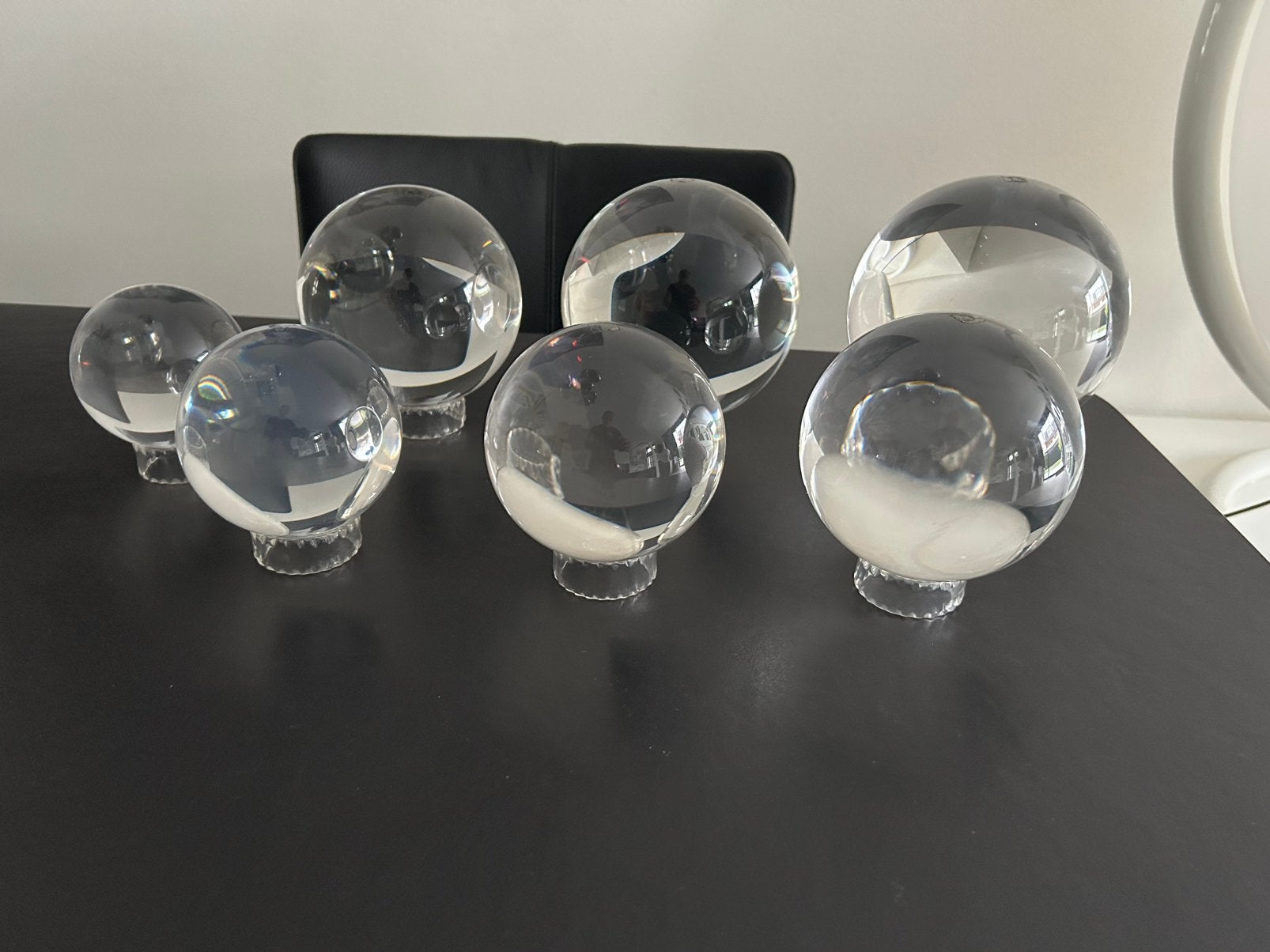 Guzzini jaren 60 plexiglas vintage retro bollen set, Ophalen of Verzenden, Zo goed als nieuw