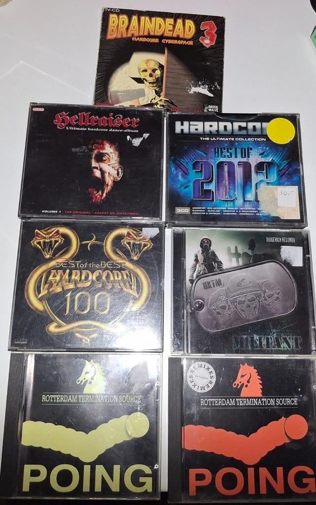 Diverse hardcore cd's(militant verkocht), Cd's en Dvd's, Cd's | Dance en House, Ophalen of Verzenden, Zo goed als nieuw, Overige genres