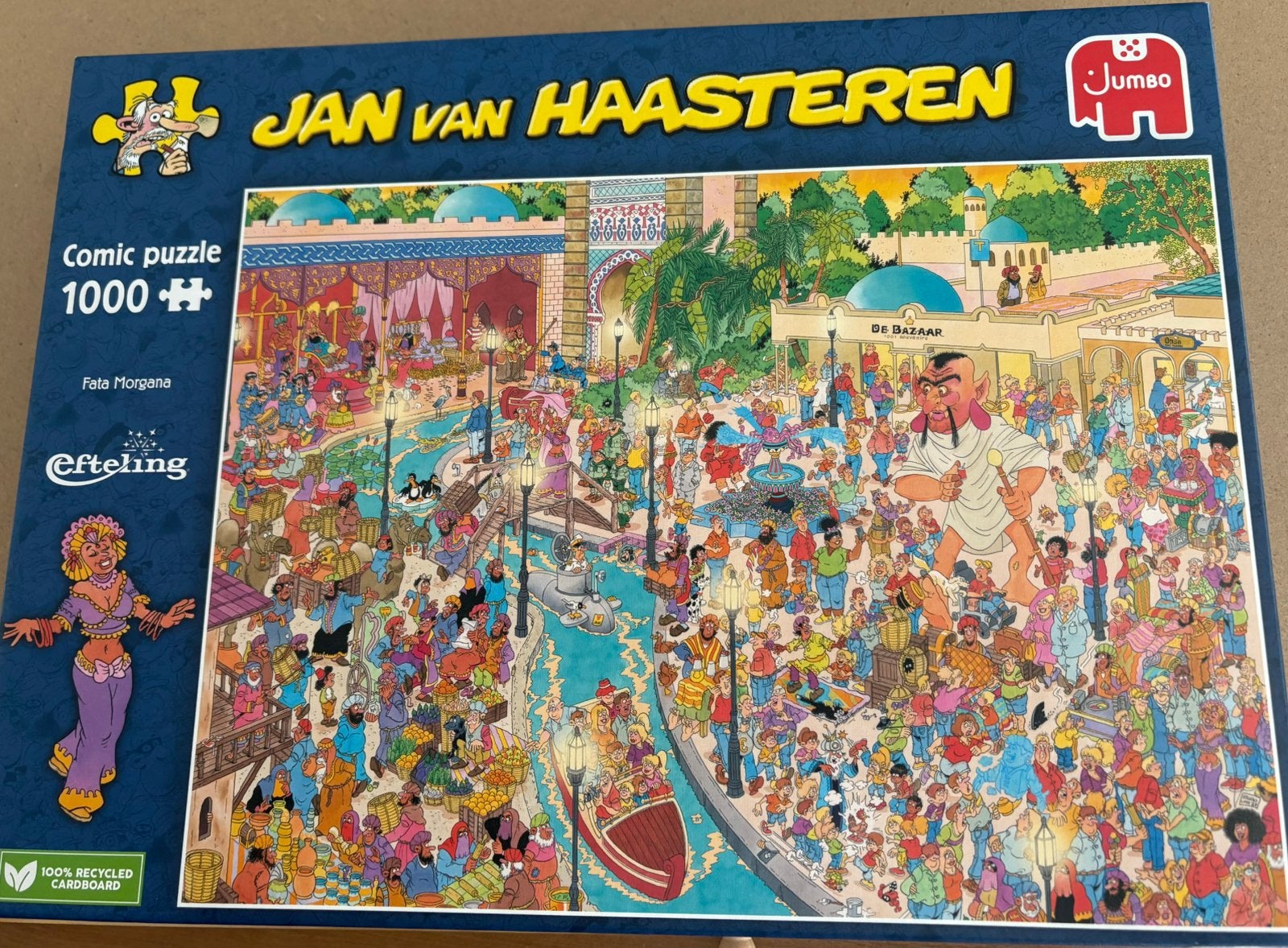 Van Haasteren de Efteling 1000 st, Ophalen of Verzenden, 500 t/m 1500 stukjes, Zo goed als nieuw