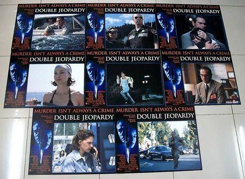 DOUBLE   JEOPARDY      filmfotoset., Verzamelen, Posters, Verzenden, Nieuw, A1 t/m A3, Film en Tv