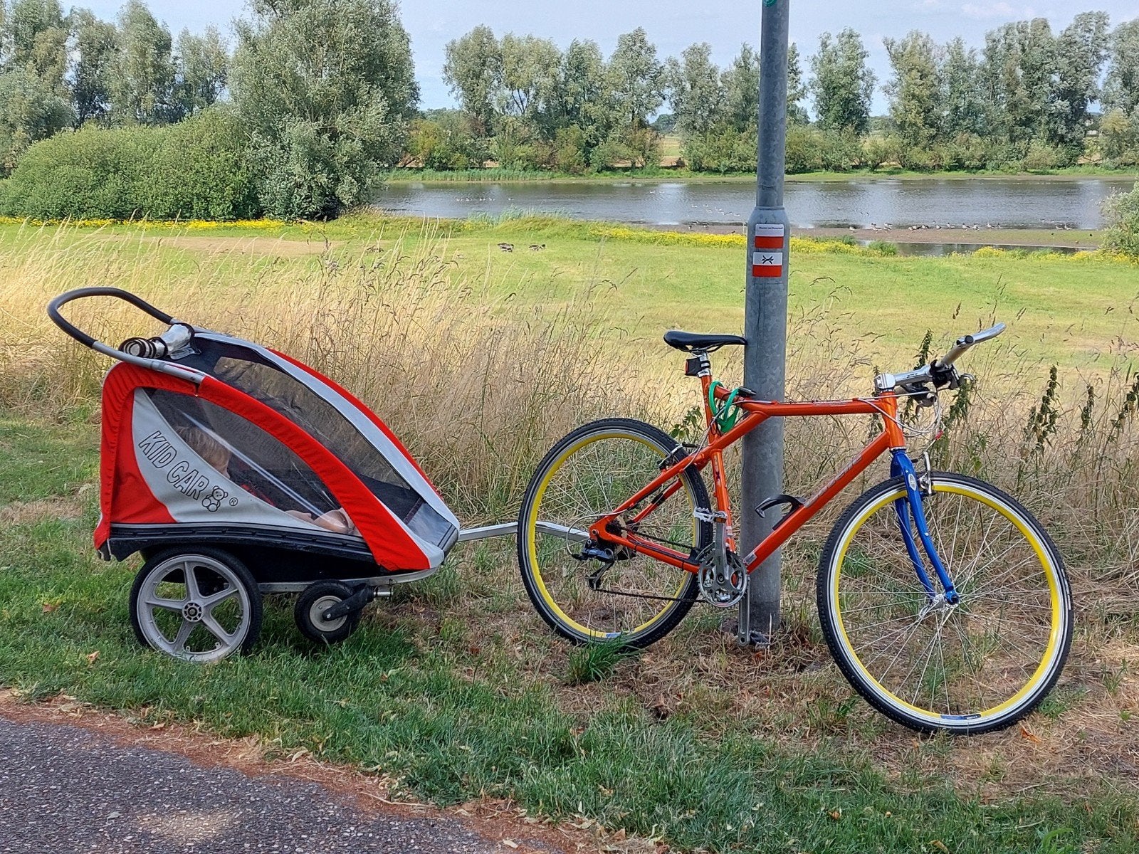 Cocoon KID KAR fietskar voor 2 kinderen (Made in Holland!), Ophalen, Gebruikt, Opvouwbaar, Cocoon