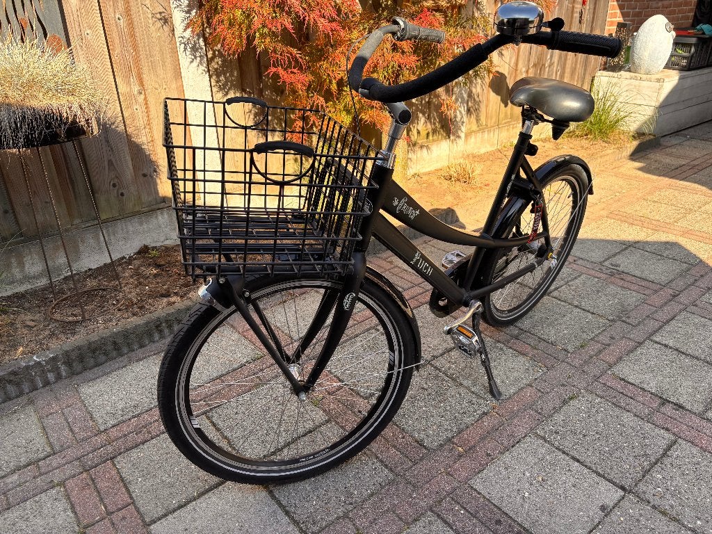 Puch crunch + fiets zwart, Terugtraprem, Gebruikt, (Extra) lage instap, Ophalen