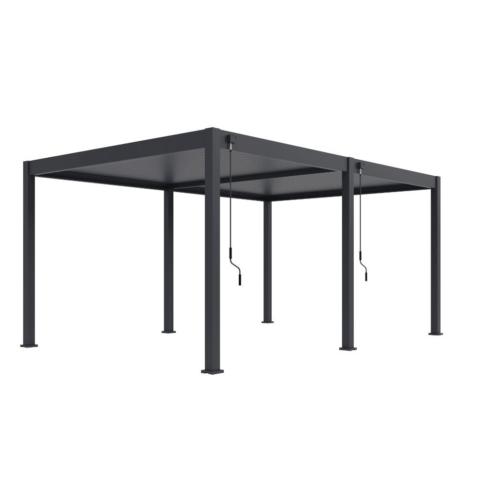 Orion Deluxe overkapping - 360x530 cm - Antraciet, Ophalen of Verzenden, Nieuw, Tuinpaviljoen