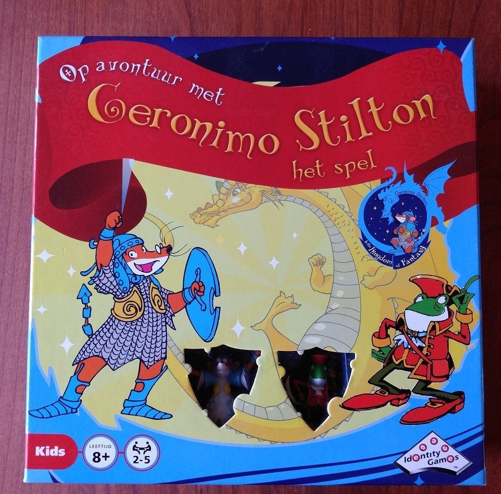 Op avontuur met Geronimo Stilton. Spel van het jaar. Nieuw!, Vijf spelers of meer, Ophalen of Verzenden, Nieuw, Identity Games International BV