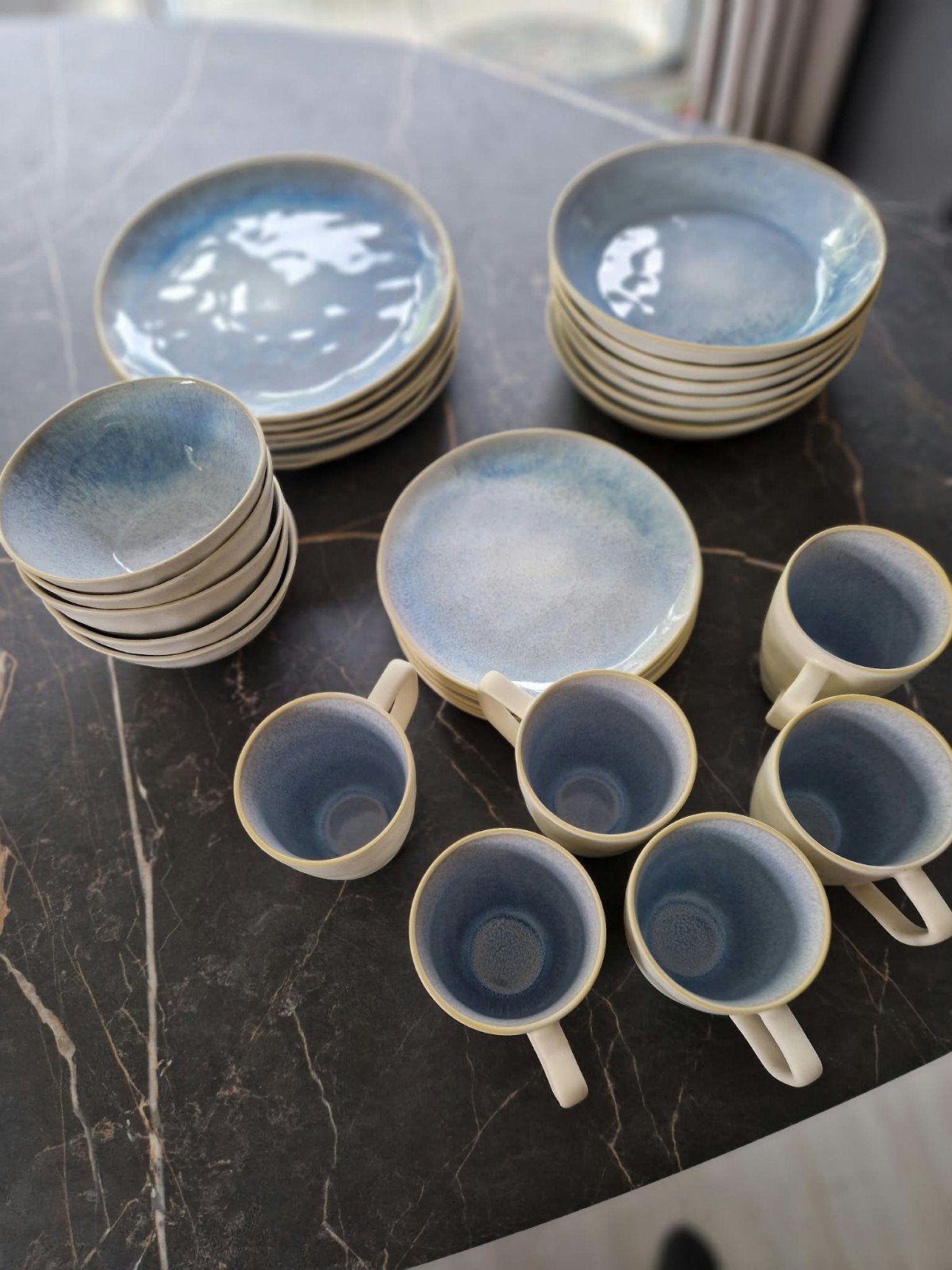 Loberon servies set 30 delig, Overige merken, Keramiek, Ophalen of Verzenden, Zo goed als nieuw