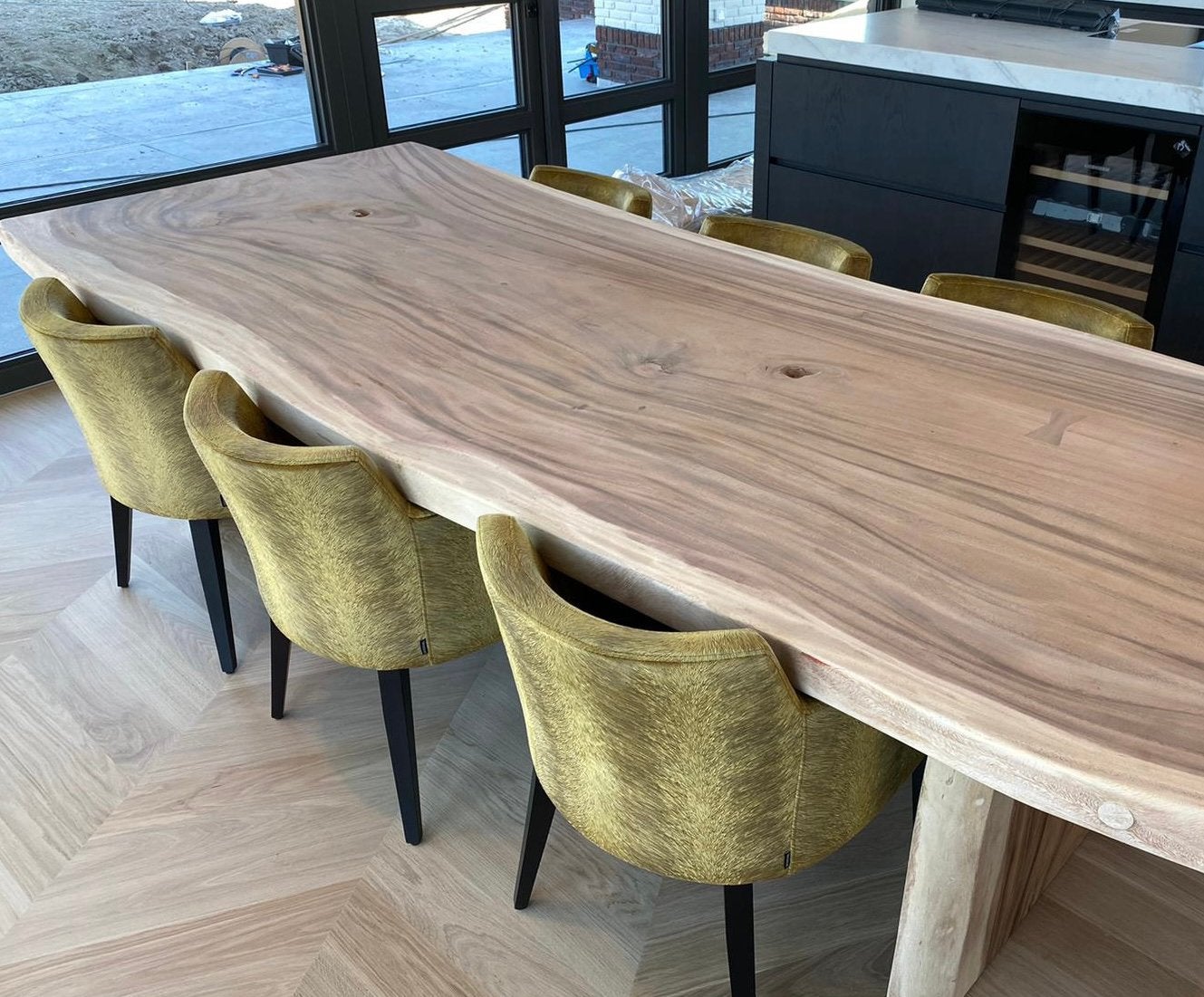 8 x Eetkamertafel stoelen Vermissen, Huis en Inrichting, Ophalen, Zo goed als nieuw, Rechthoekig, 50 tot 100 cm
