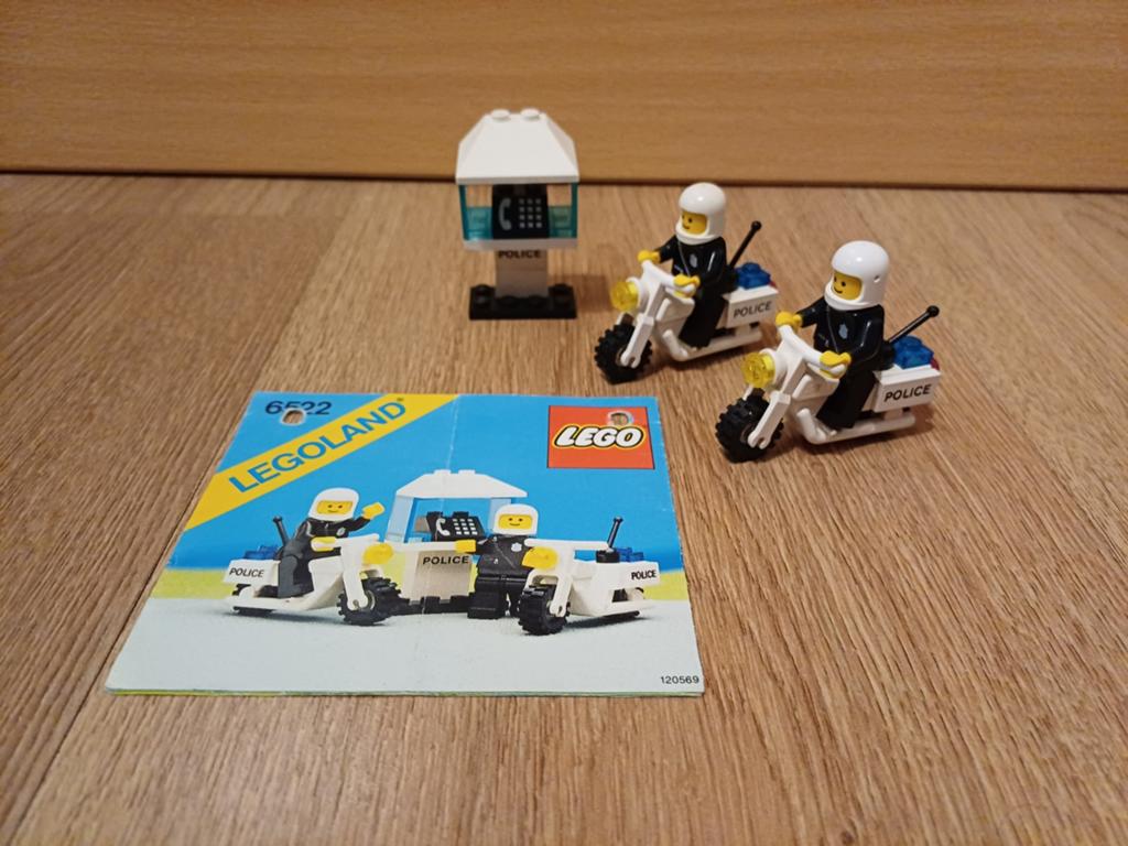 Lego town 6522 politiemotoren (2), Ophalen, Gebruikt, Lego, Compleet