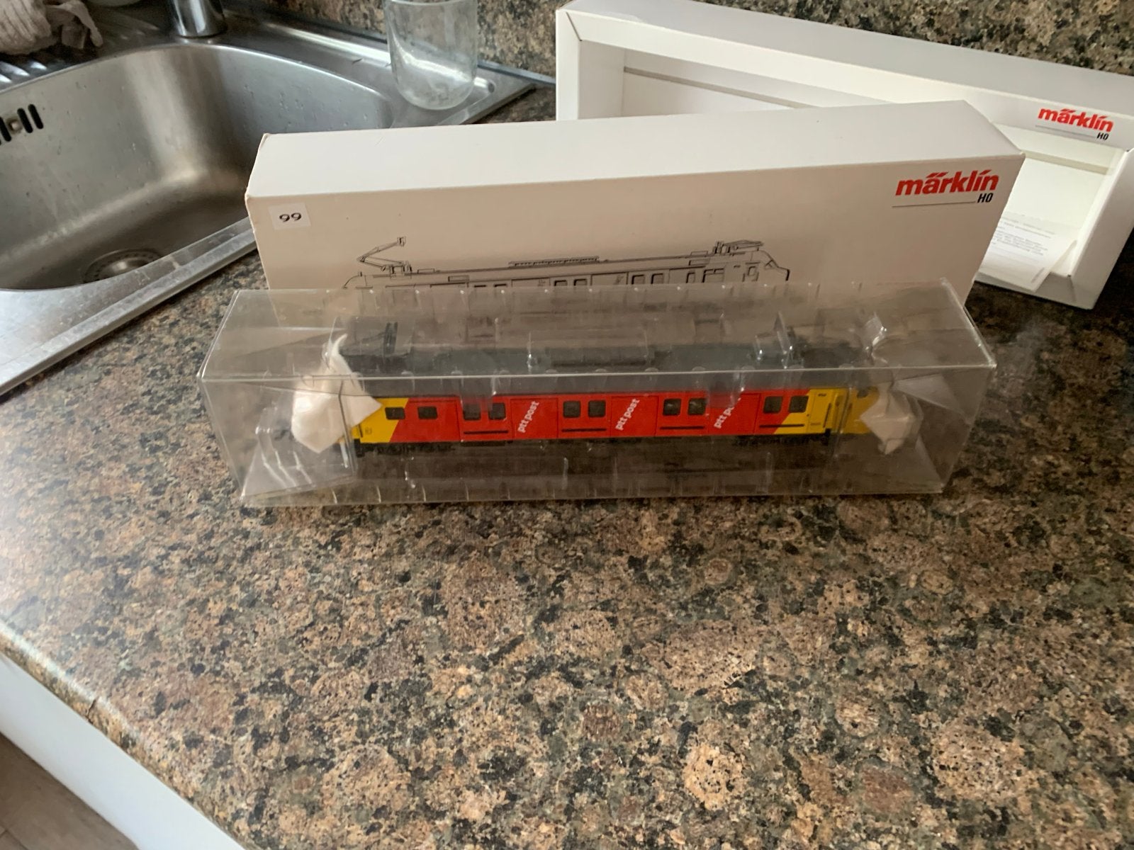 Märklin H0 PTT Post Treinset met Locomotief en Wagons, Hobby en Vrije tijd, Ophalen, Treinset, Gelijkstroom, Märklin