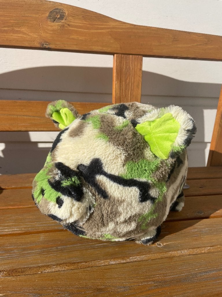 Funky piggy family knuffel varken Rambo | leger camouflage, Kinderen en Baby's, Ophalen of Verzenden, Overige typen