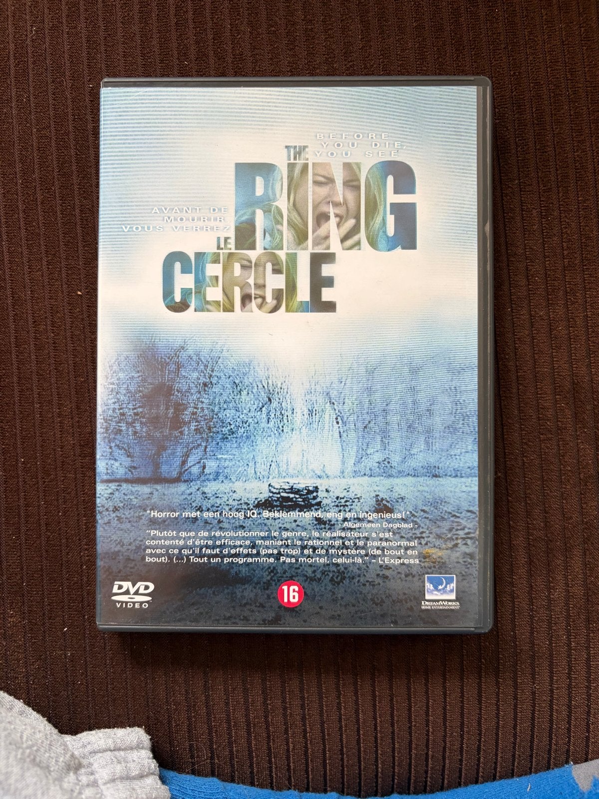 The Ring DVD - Horror met een hoog IQ - Vanaf 16 jaar, Cd's en Dvd's, Psychologisch, Vanaf 16 jaar, Engels, Ophalen of Verzenden