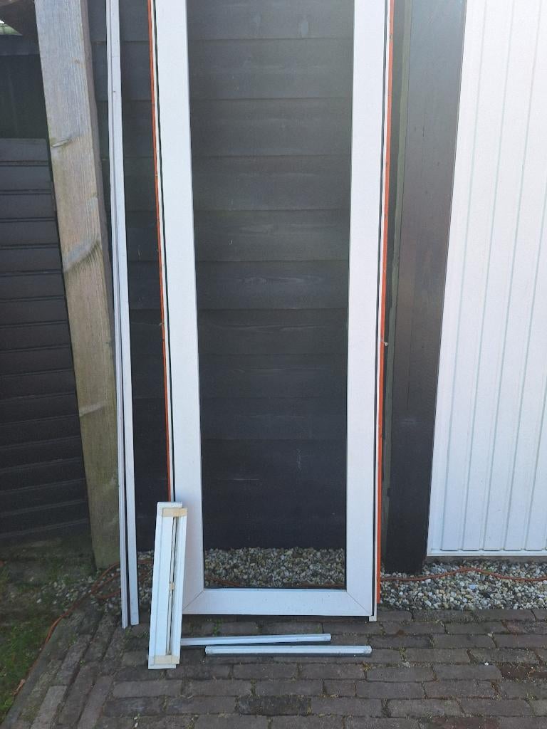 Kunststof kozijn isolatieglas, Ophalen, Kunststof, Gebruikt, Minder dan 75 cm