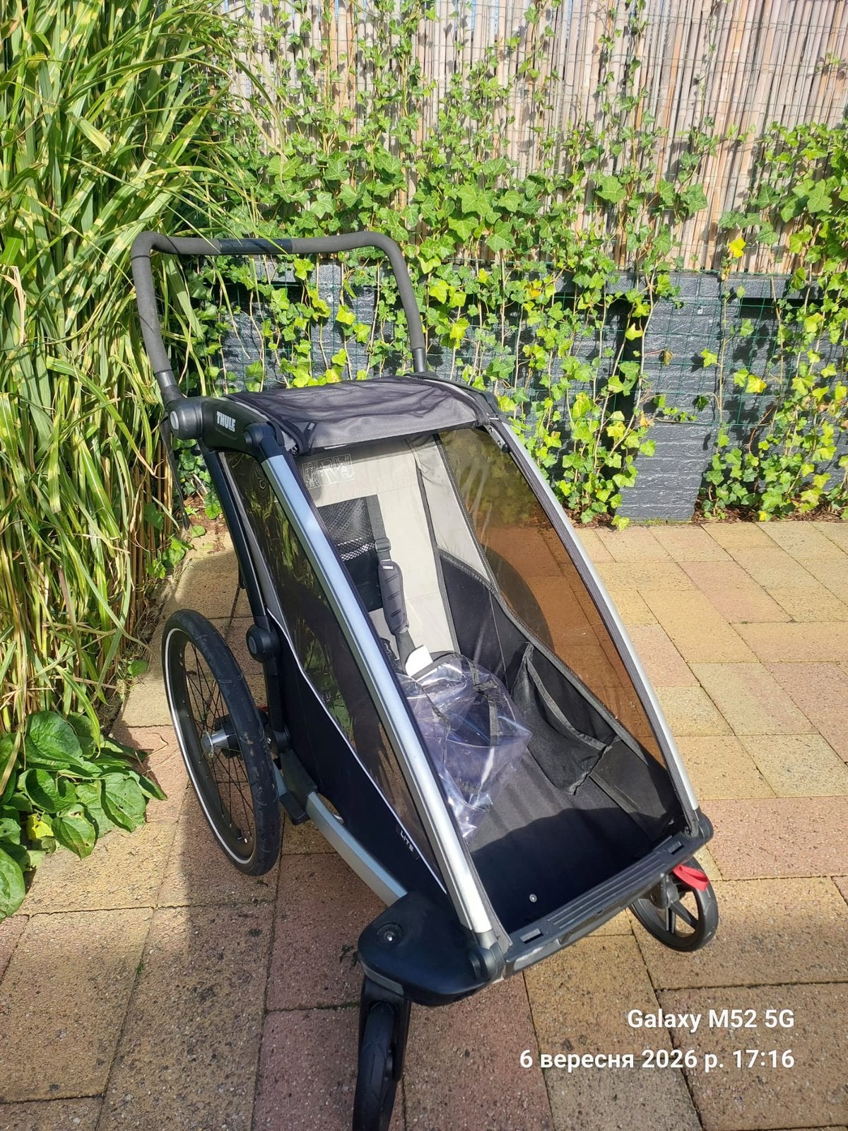 Thule Chariot Lite 1 fietskar – bouwjaar 2023 – nette staat, Ophalen of Verzenden, Zo goed als nieuw, Kinderkar, 40 tot 60 kg