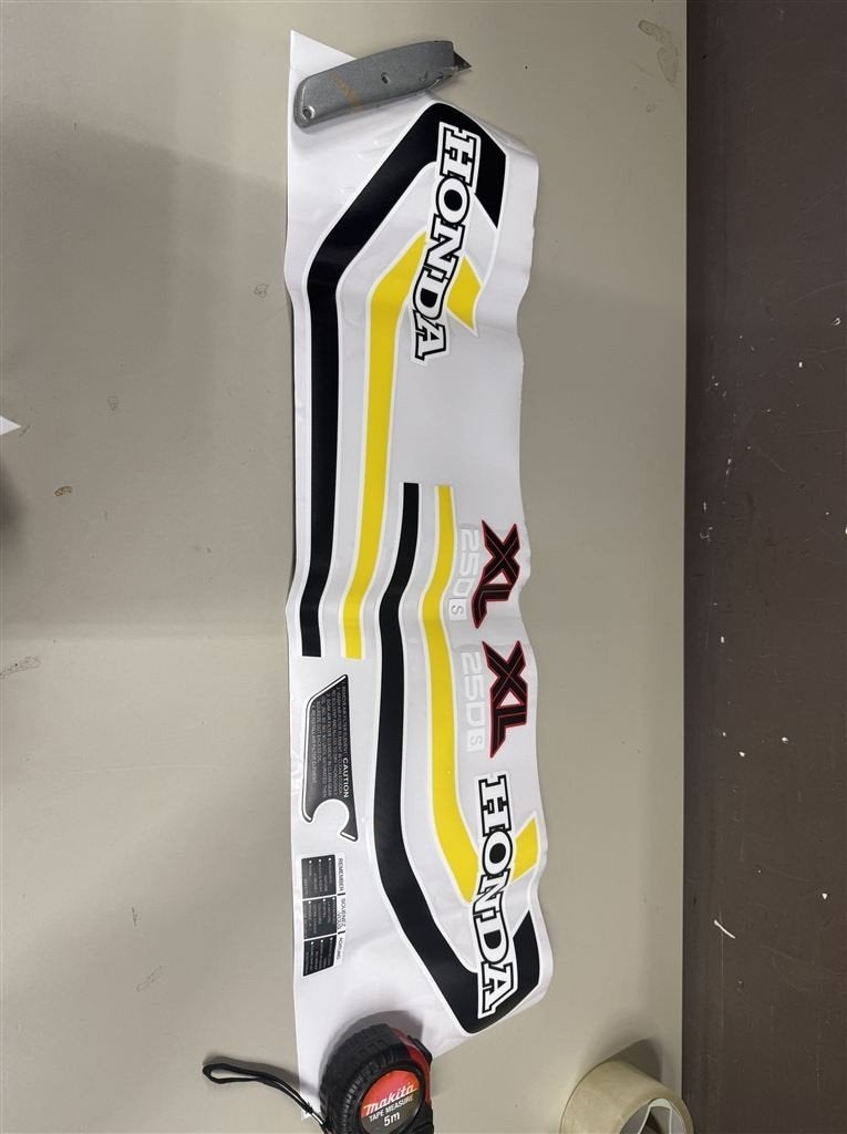 Honda XL250S Decal sticker set, Motoren, Ophalen of Verzenden