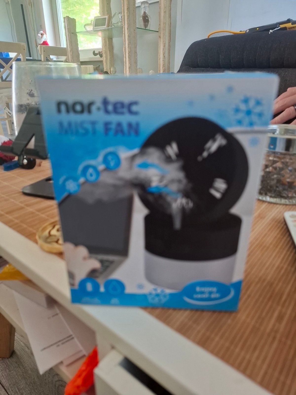Tafelventilator met Watervernevaar alleen ophalen, Ophalen, Nieuw, Tafelventilator
