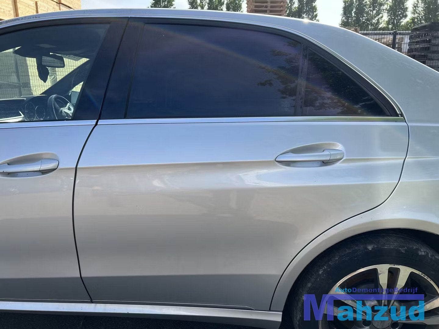 Mercedes W212 E KLASSE zilver 775 Links achter deur 2013-201, Gebruikt, Mercedes-Benz AG, Deur, Mercedes-Benz