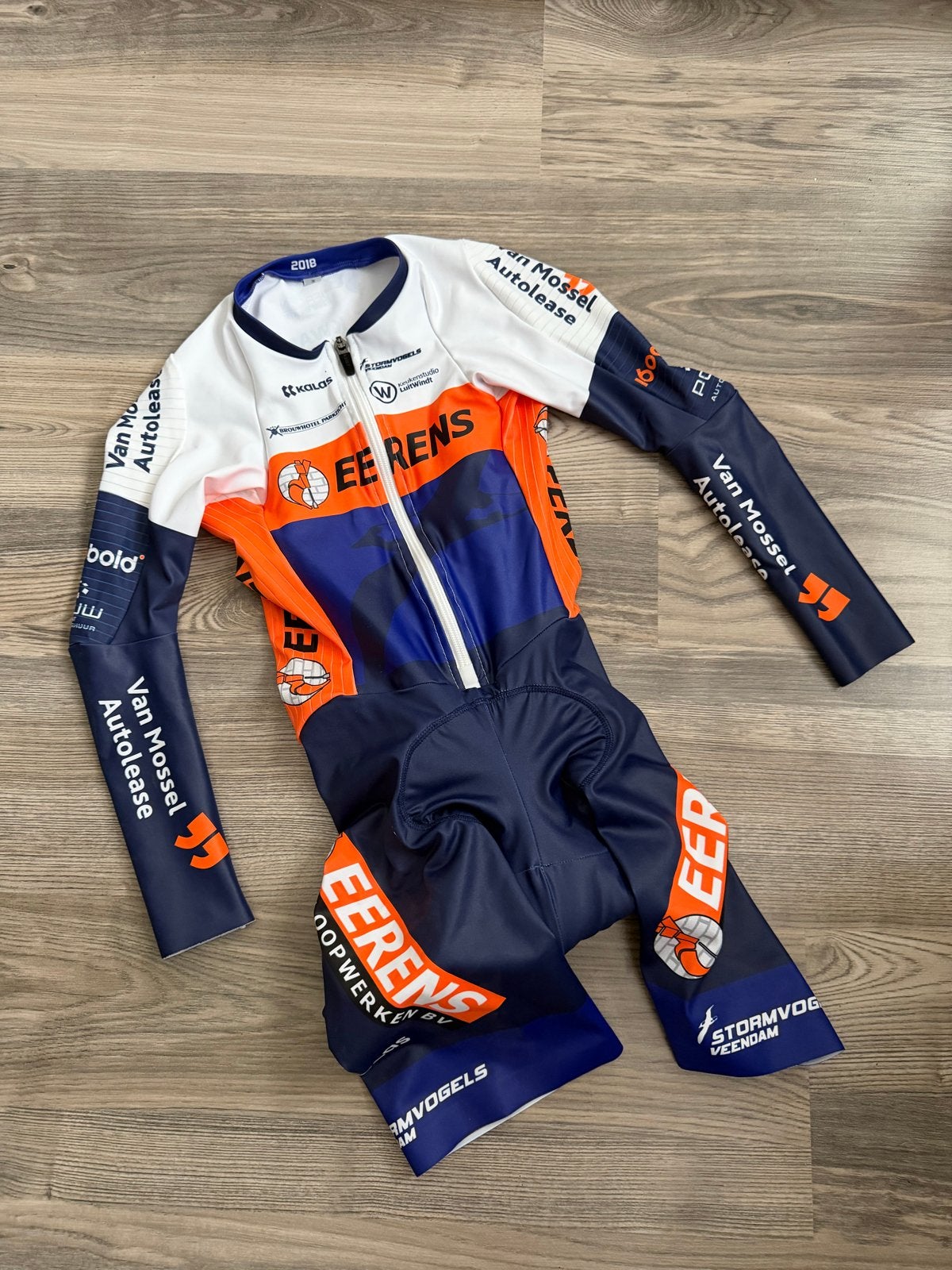 Kalas wielerpak / tijdritpak met rugnummerhouder maat S, Fietsen en Brommers, S, Dames, Nieuw, Ophalen of Verzenden