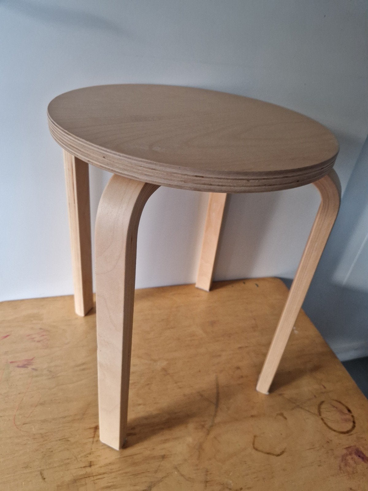 Vintage Ikea Frosta kruk, Ophalen of Verzenden, Zo goed als nieuw, Hout