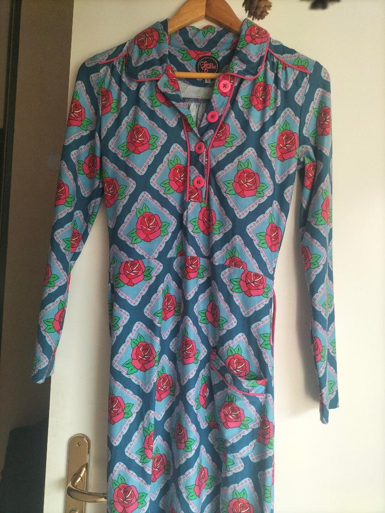Supermooi Tante Betsy jurkje, Kleding | Dames, Jurken, Ophalen, Tante Betsy, Blauw, Zo goed als nieuw