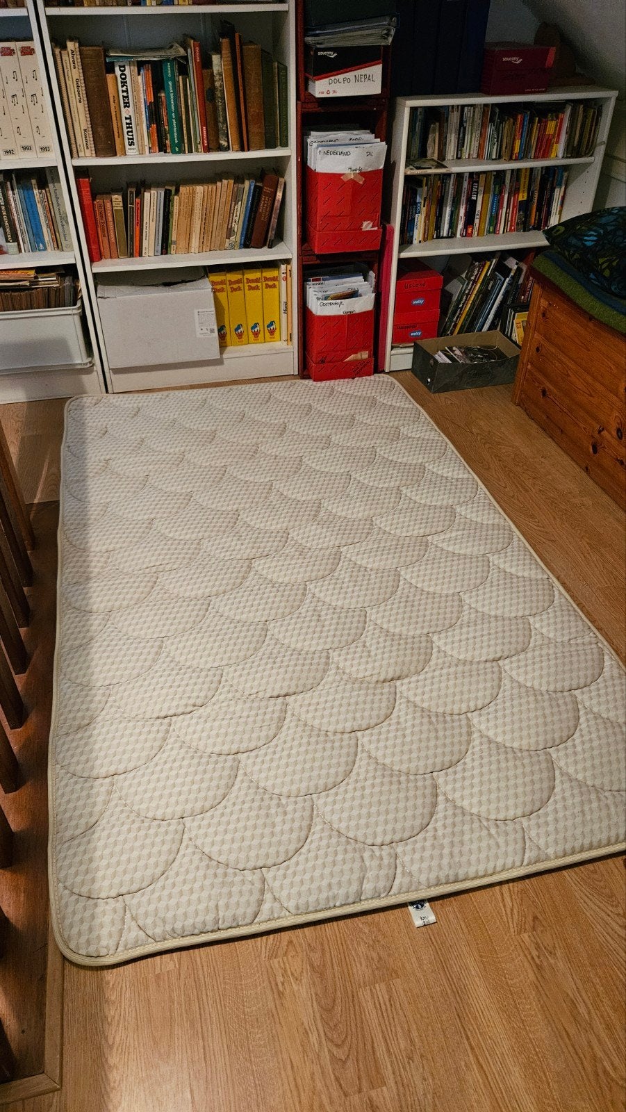 Dekmatras, 200x120, wasbaar, winter- en zomerkant, IKEA, Ophalen, Zo goed als nieuw, Twijfelaar, 120 cm