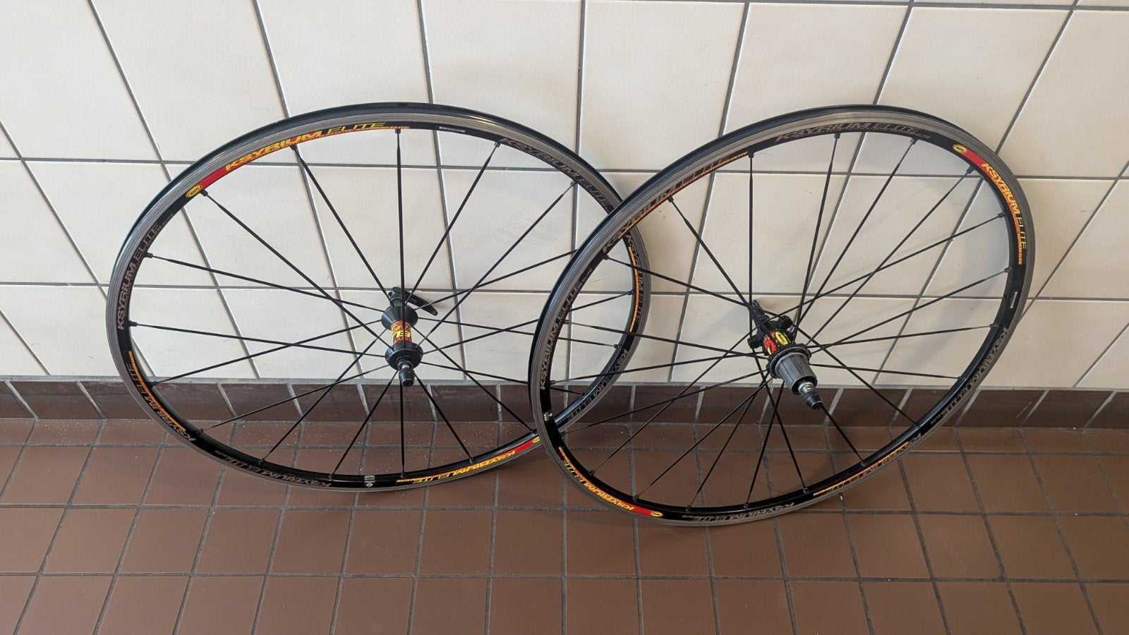 Mavic Ksyrium Elite racefiets wielen set, Gebruikt, Aluminium, Mavic, Racefiets