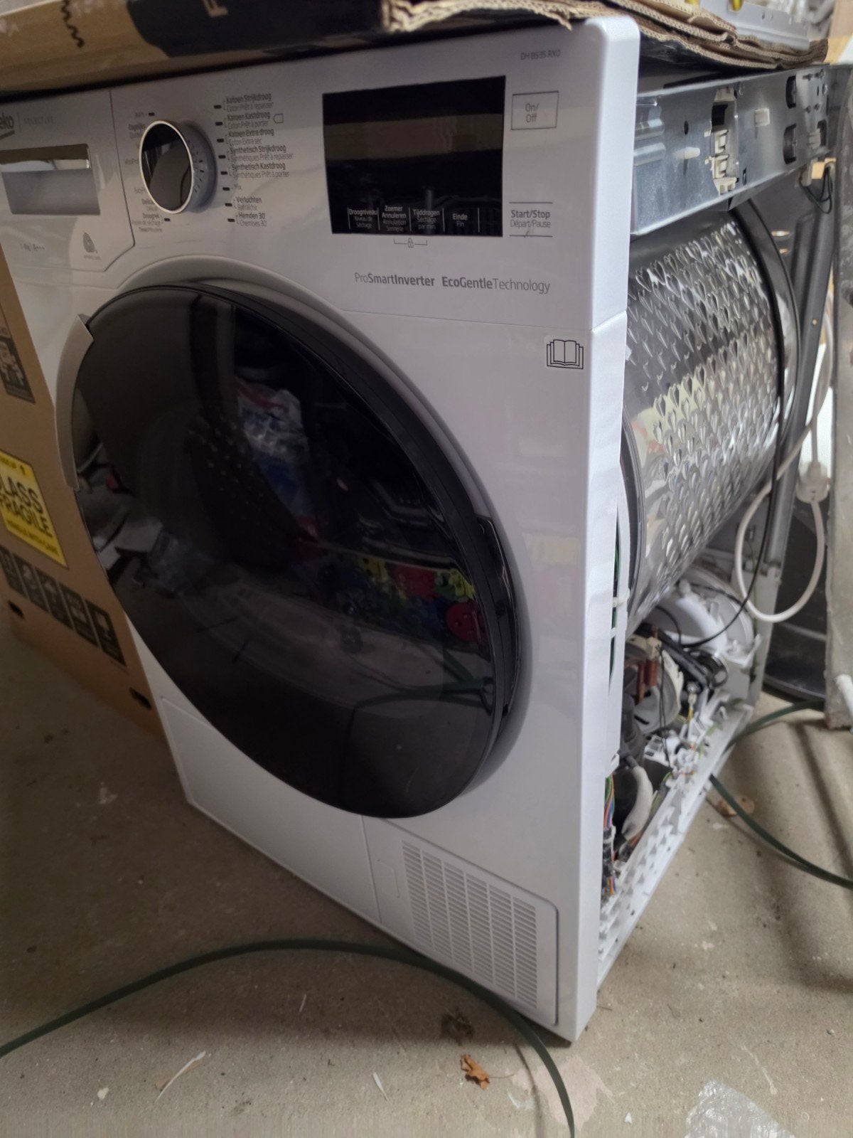 Beko wasmachine, defect voor onderdelen of reparatie, Ophalen, Niet werkend, Voorlader