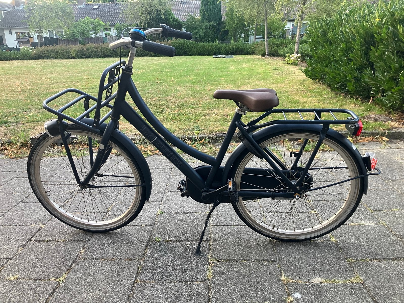 Cortina Meisjesfiets 24 inch - Donkerblauw met 3 versnelling, Fietsen en Brommers, Fietsen | Kinderfietsjes, Ophalen, Gebruikt