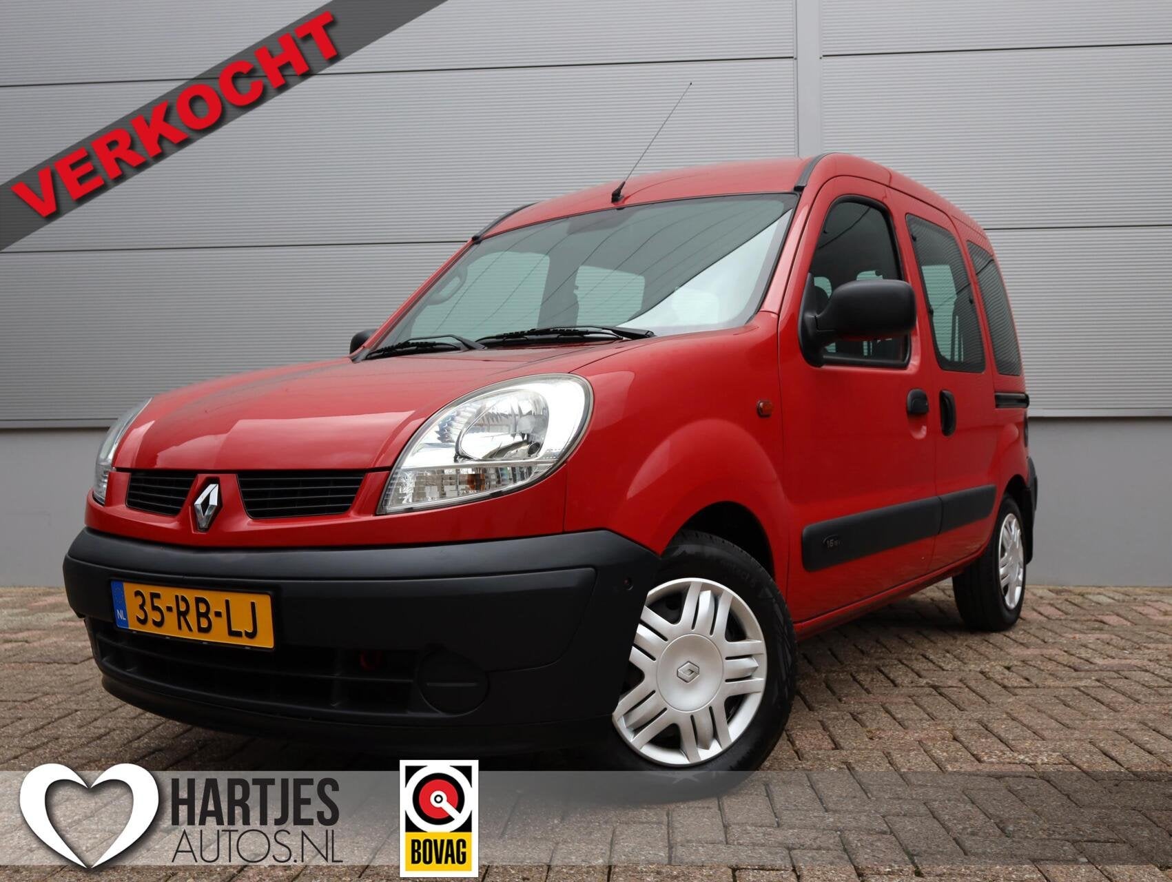 Renault Kangoo combi 1.6-16V Expression Automaat NL-auto, Auto's, Gebruikt, Origineel Nederlands, Velours, Euro 3