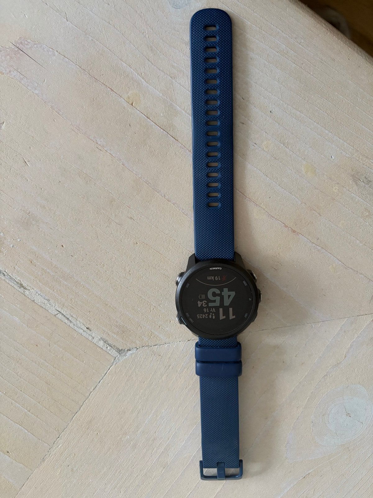 Garmin Forerunner 245 - met nieuw bandje, Zwart, Ophalen of Verzenden, Zo goed als nieuw, Waterdicht