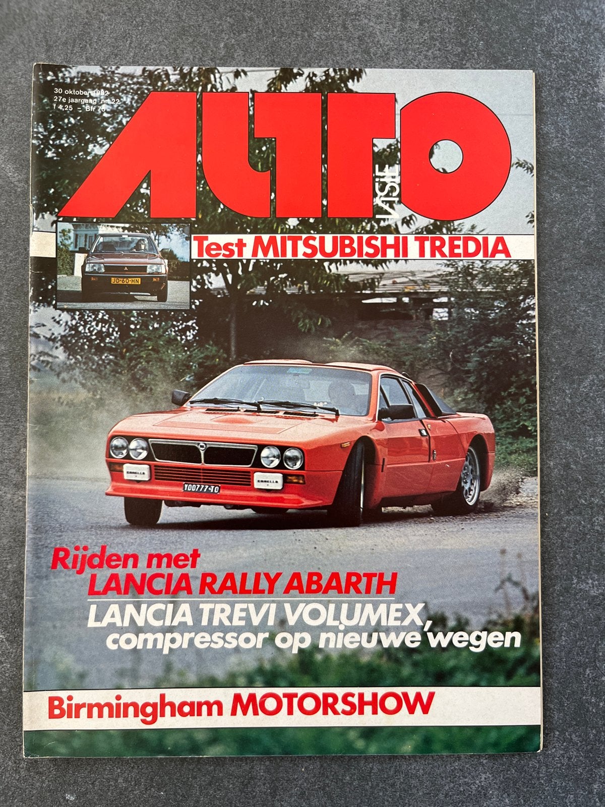 Auto magazine 30 oktober 1982 - Lancia Rally Abarth, Ophalen of Verzenden, Gelezen, Overige merken