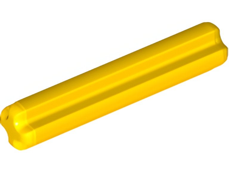 100x LEGO 6130007 - 4519 - Yellow Technic, Axle  3L, Overige thema's, Lego, Nieuw, Ophalen of Verzenden
