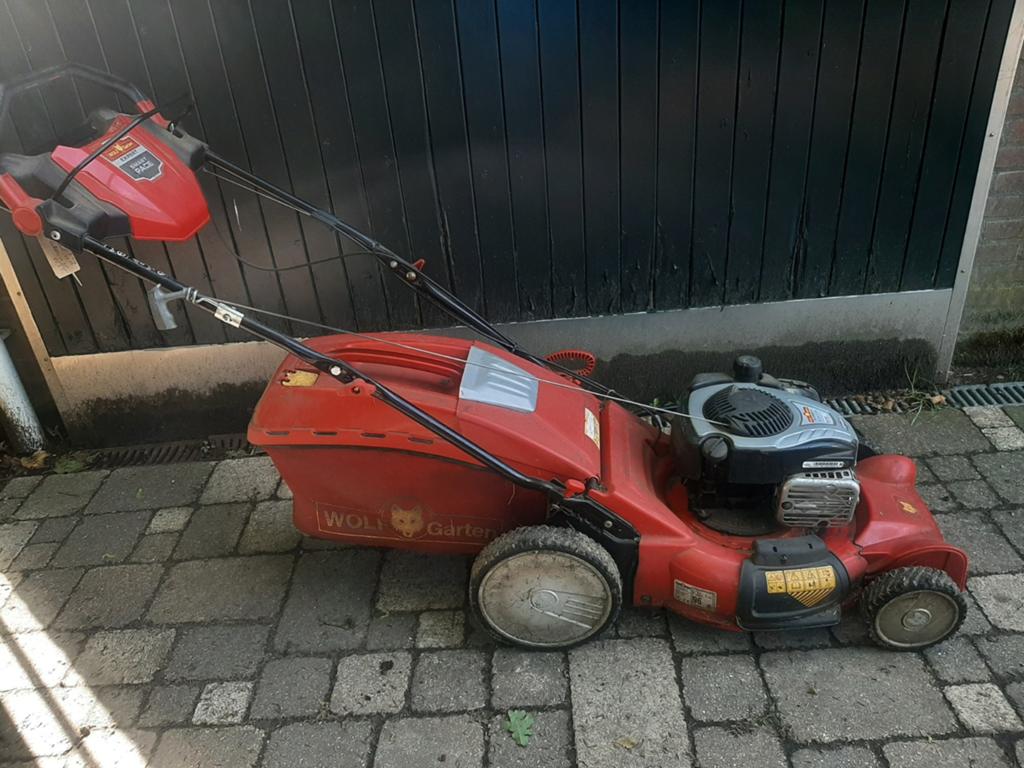 Benzine grasmaaier Wolf 575 expert, Ophalen, Gebruikt