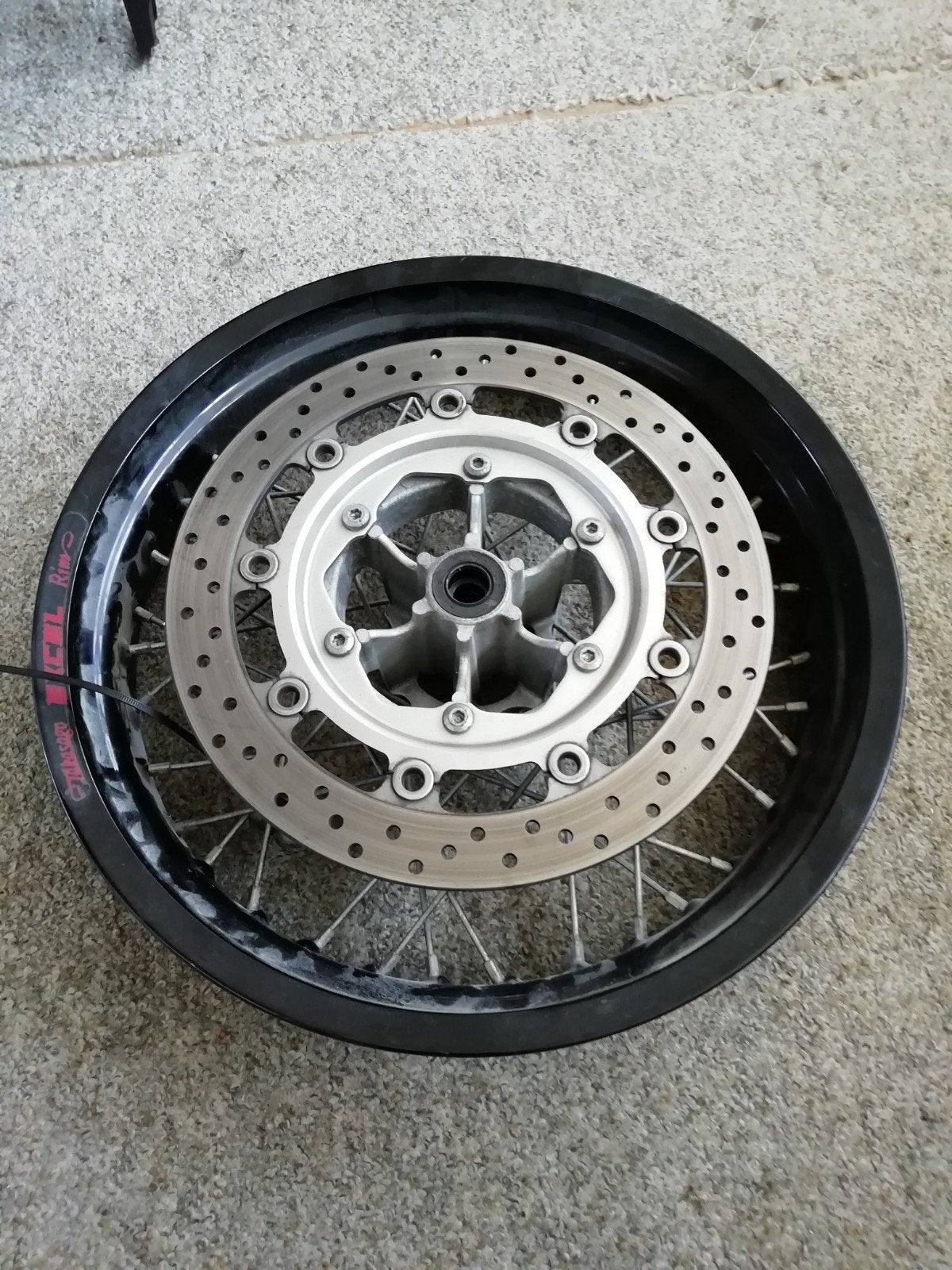 Velg, wiel Yamaha XT660X inclusief remschijf, Motoren, Ophalen of Verzenden