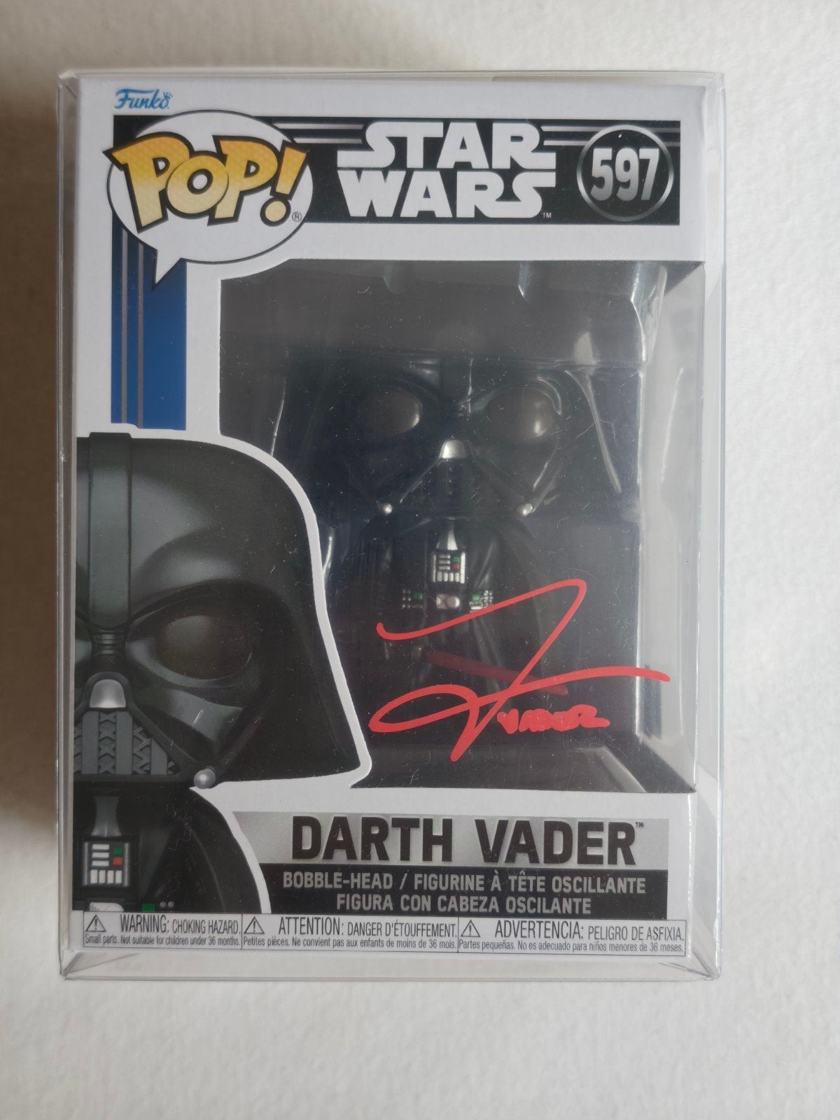 Funko Star Wars Darth Vader signed by Tom O'Connell, Ophalen of Verzenden, Nieuw